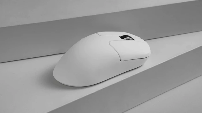 Keychron M7 8K Wireless Mouse weiß, USB/Bluetooth