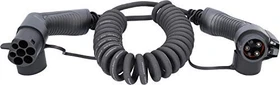 KS Tools efuturo Ladekabel spiral Typ 2 auf Typ 1, 3.7kW, 5m Spiralkabel