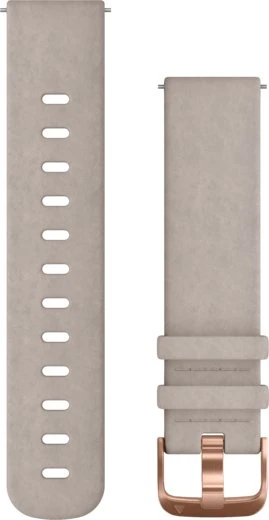 Garmin Schnellwechsel Ersatzarmband 20mm Veloursleder grau