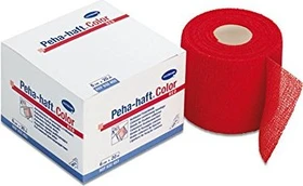 Hartmann Peha-haft Color Fixierbinde latexfrei rot, 6cm x 20m, 1 Stück