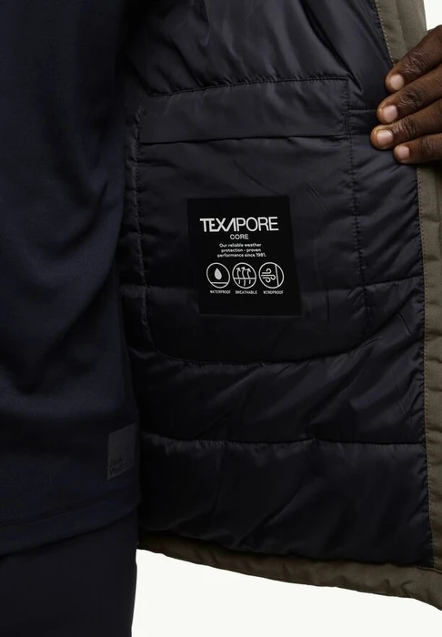 Jack Wolfskin Tempeltor Funktionsjacke cold coffee (Herren)