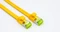 Helos Ultra Flach-Patchkabel, Cat6a, U/FTP, RJ-45/RJ-45, 3m, gelb Vorschaubild