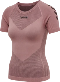 hummel Seamless Jersey Funktionsshirt kurzarm dusty rose (Damen)