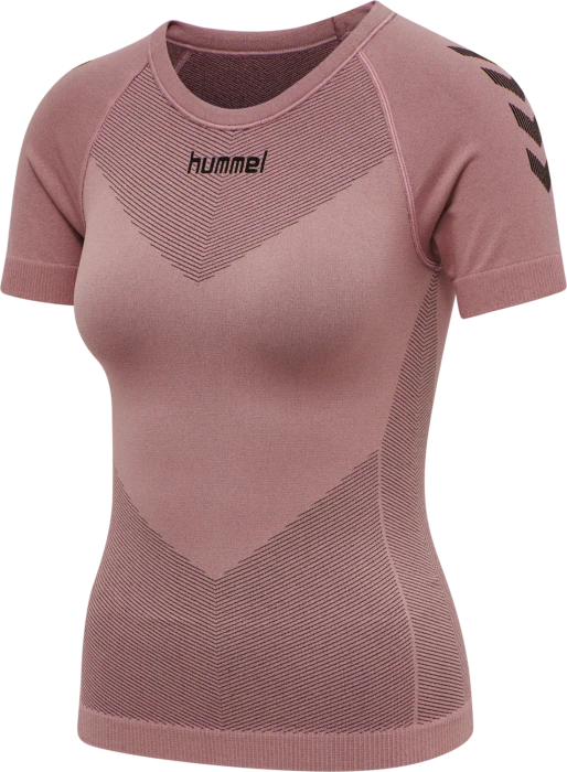 hummel Seamless Jersey Funktionsshirt kurzarm dusty rose (Damen)
