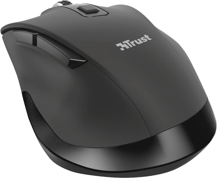 Trust Fyda Rechargeable Wireless Comfort Mouse schwarz, USB