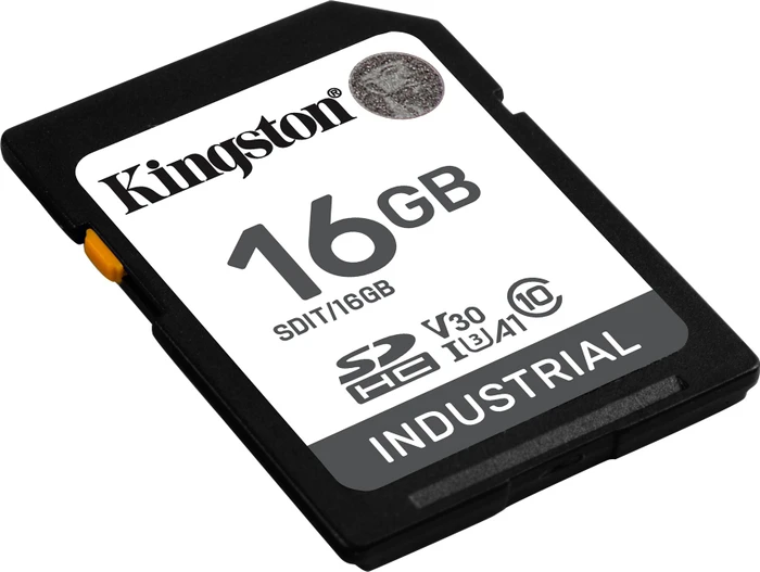 Kingston INDUSTRIAL R100/W80 16GB, UHS-I U3, A1, Class 10