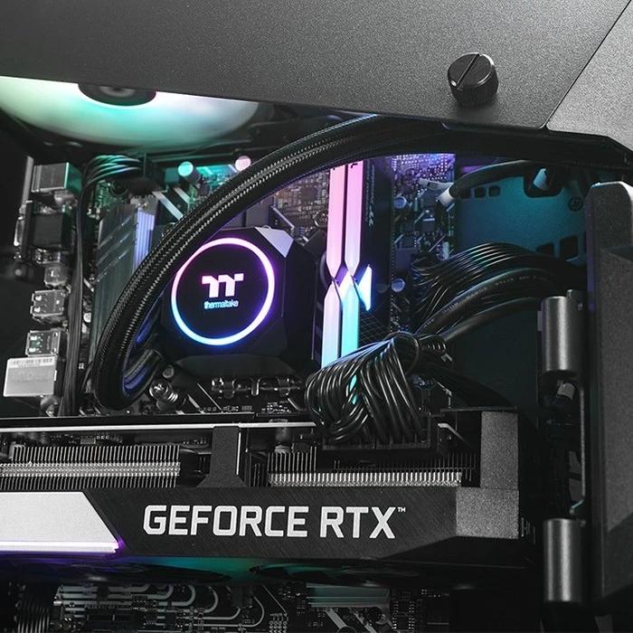 Thermaltake Amalthea, schwarz, Core i7-12700F, 16GB RAM, 1TB SSD, GeForce RTX 3070