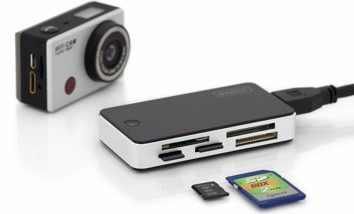 Digitus All-in-one Multi-Slot-Cardreader, USB 3.0 Micro-B [Buchse]