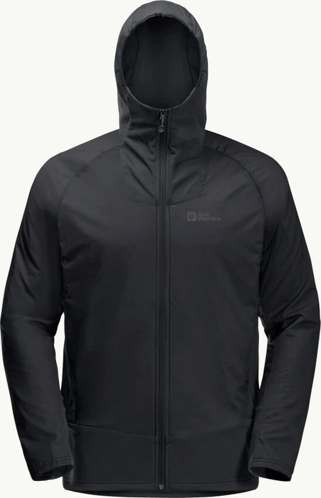 Jack Wolfskin Alpspitze Ins Hybrid Hoody Funktionsjacke schwarz (Herren)