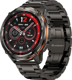 Kospet Tank T3 Ultra 2 mit Silkon- und Gliederarmband schwarz