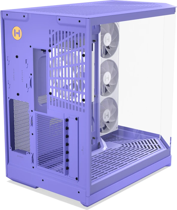 Hyte Y50 Taro Milk, violett, Glasfenster