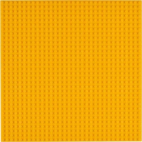 Open Bricks Stapelbare Bauplatte 32x32 Single Pack gelb