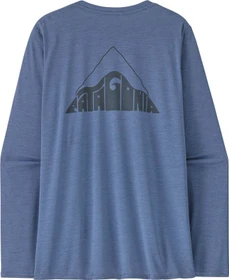 Patagonia Capilene Cool Daily Graphic Lands Funktionsshirt langarm driftways: current blue x-dye (Damen)
