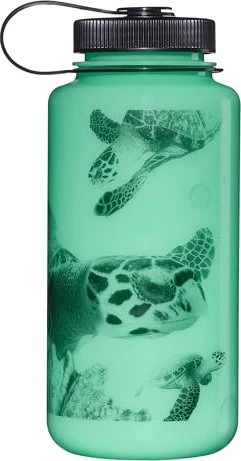 Nalgene Wide Mouth Sustain Trinkflasche 946ml glow green