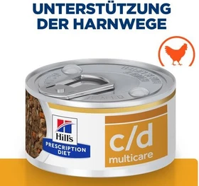Hill's Prescription Diet c/d Multicare Minced with Chicken, 3.74kg (24x 156g)