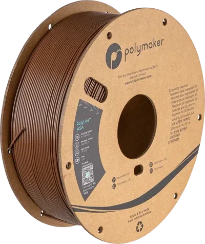 Polymaker PolyLite ASA, Army Brown, Spule, 1.75mm, 1.00kg