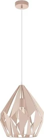 Eglo Carlton-P Pendelleuchte 31cm pastel apricot
