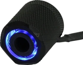 Nanoxia LED Fitting G1/4" auf 16/13mm, blau beleuchtet (CF-MGFFO-B/CF-FFO-B)