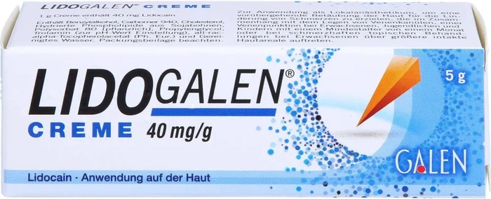 Lidogalen 40mg/g Creme, 5g
