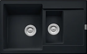 Franke Maris MRG 651-78 Einbau Becken reversibel mit Ablauffernbedienung black matt