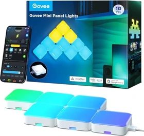 Govee H6069 LED Mini Panel Lights Starterkit, 10 Stück