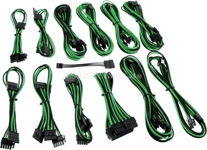 CableMod B-Series DPP ModFlex 10/11 Kabel Kit für Netzteile, schwarz/grün