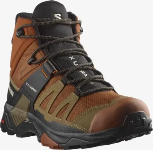 Salomon X Ultra 4 Mid GTX caramel cafe/gothic olive/black (Herren)