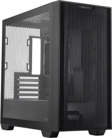ASUS A21 Black, schwarz, Glasfenster