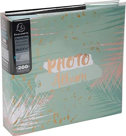Exacompta Einsteckalbum, 225x220mm, 100 Seiten, Pastel Tropic