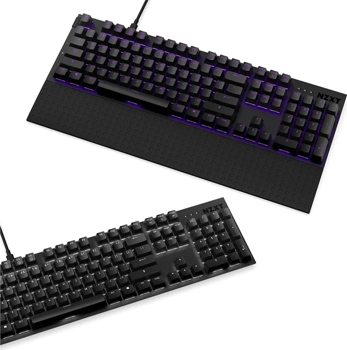 NZXT Function, matt, LEDs RGB, hot-swap, schwarz, Gateron RED, USB, DE