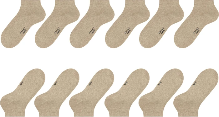 Falke Happy Socken sand mel., 6 Paare (Herren)