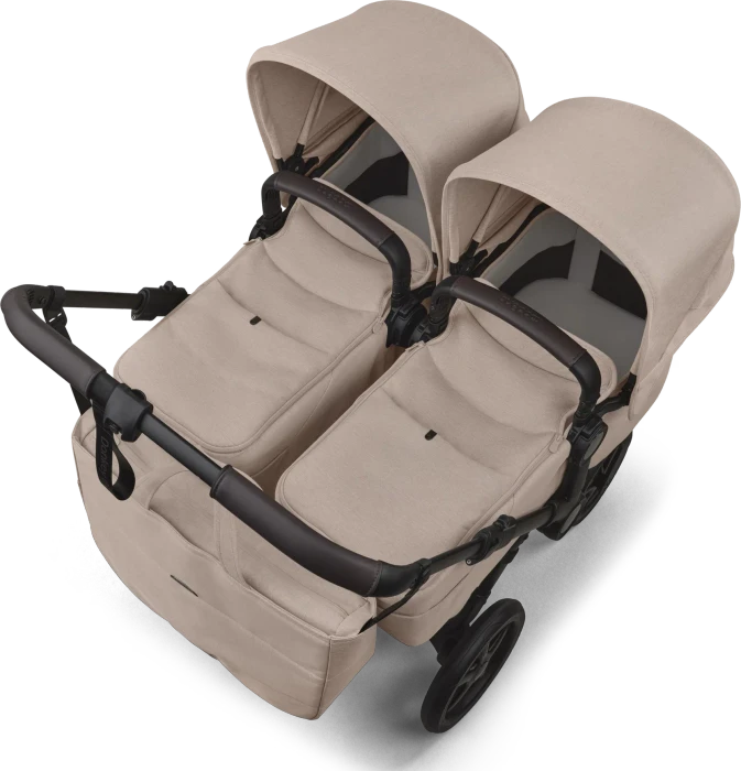 Bugaboo Donkey 6 Twin Gestell schwarz desert taupe