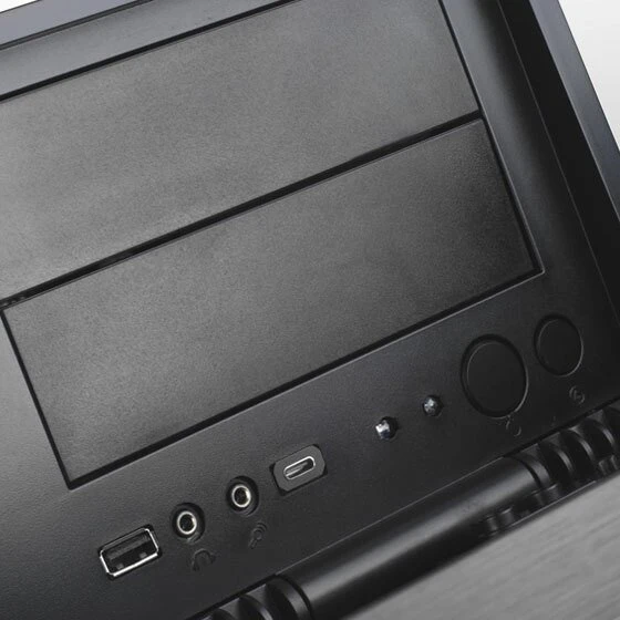SilverStone Grandia GD07B-C, schwarz