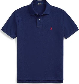Ralph Lauren Custom Slim Fit Poloshirt kurzarm marine (Herren)