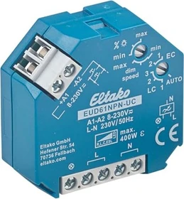 Eltako Dimmschalter EUD61NPN-UC Einbaumontage