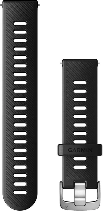 Garmin Schnellwechsel Ersatzarmband 20mm Silikon schwarz