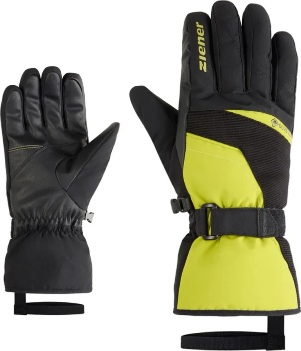 Ziener Galerius-Z GTX Skihandschuhe schwarz/electric grass