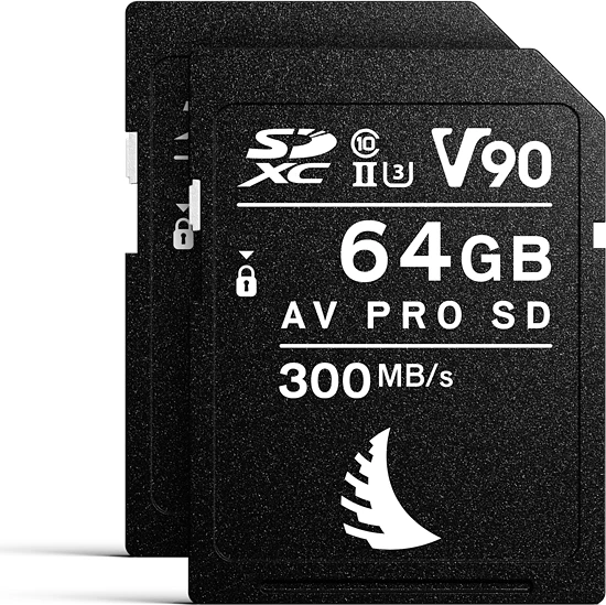 Angelbird AV PRO SD MK2 V90 R300/W280 64GB, UHS-II U3, Class 10, 2er-Pack