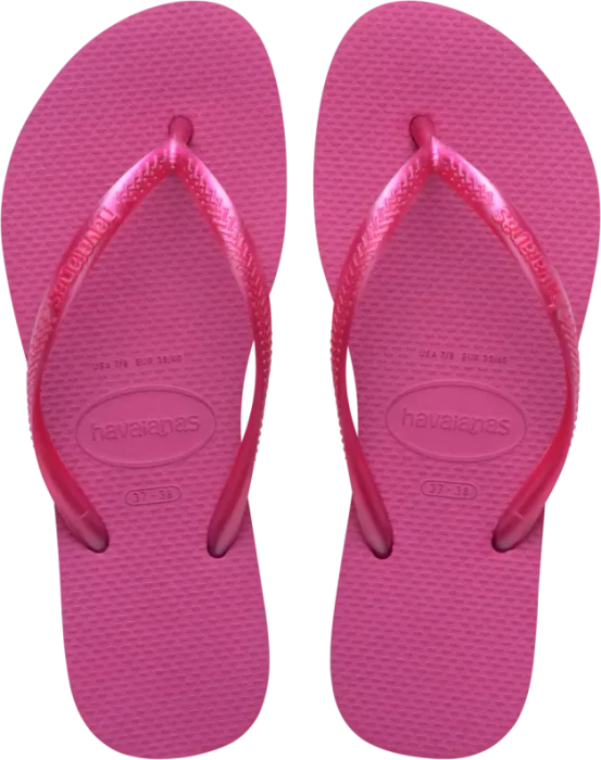 Havaianas Slim Logo Metallic pink (Damen)