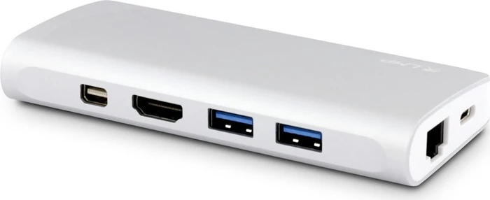 LMP USB-C Travel Dock, 9-Port, USB-C 3.0 [Stecker], silber