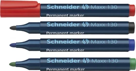 Schneider Maxx 130 Permanentmarker sortiert, 4er-Set