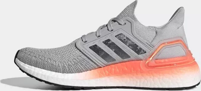 adidas Ultraboost 20 grey two/night metallic/signal coral (Damen)