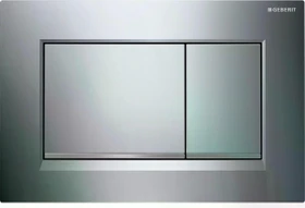 Geberit Sigma20/Sigma30 Betätigungsplatte für 2-Mengen-Spülung glanzverchromt/mattverchromt/glanzverchromt