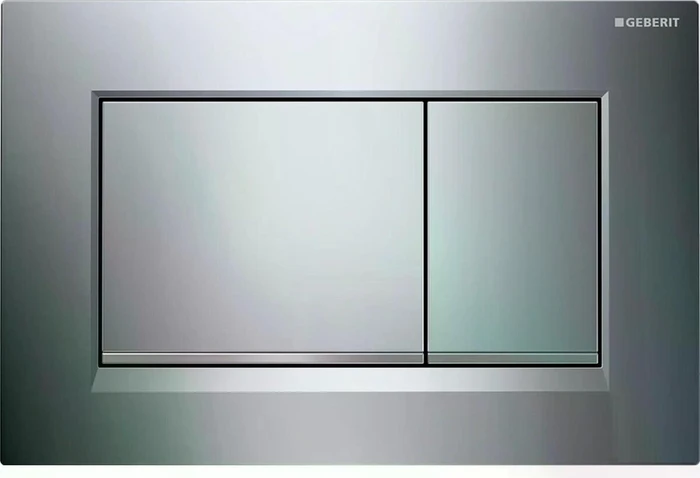 Geberit Sigma20/Sigma30 Betätigungsplatte für 2-Mengen-Spülung glanzverchromt/mattverchromt/glanzverchromt