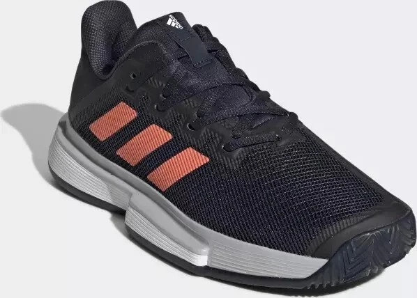 adidas Solematch Bounce Clay Court legend ink/signal coral/grey two (Damen)