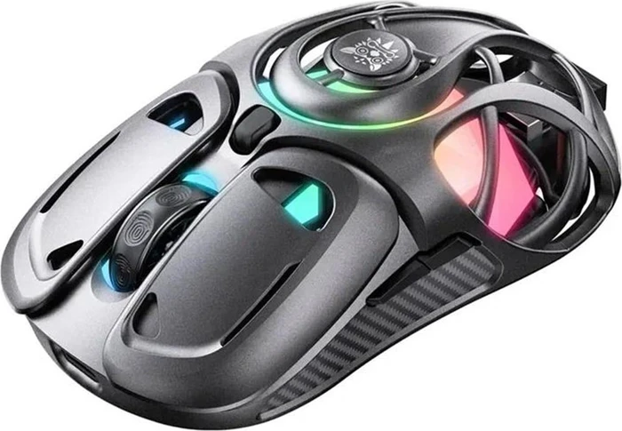 Onikuma DM02 Tri-Mode Wireless Gaming Mouse grau, USB/Bluetooth