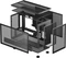 DeepCool CH260, schwarz, Glasfenster Vorschaubild