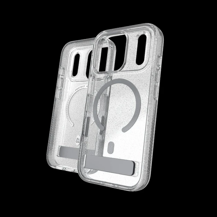 ZAGG Milan Snap mit Kickstand für Apple iPhone 18 Pro glitter silver