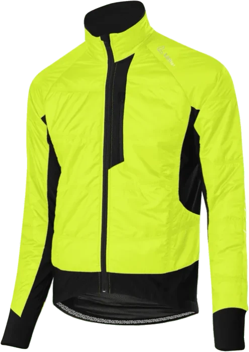 Löffler Pace Primaloft 60 Fahrradjacke neon yellow (Herren)