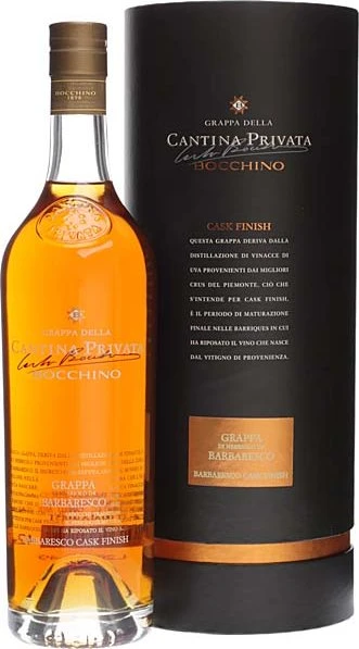Bocchino Grappa della Cantina Privata Cask Finish di Barbaresco 700ml